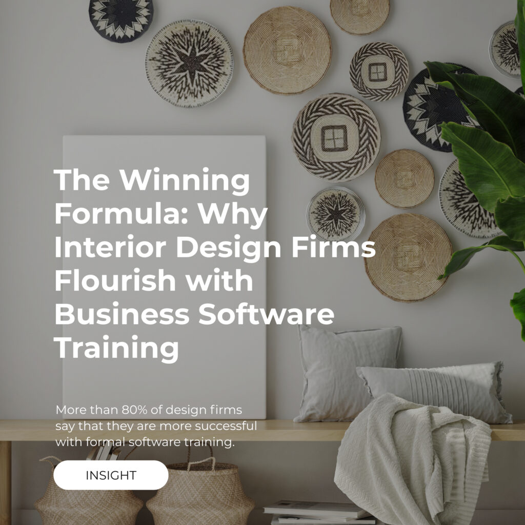 INDEMA BLOG POST MASTER 1 The Winning Formula: Why Interior Design Firms Flourish with Business Software Training | indema Unified interior design project management software.