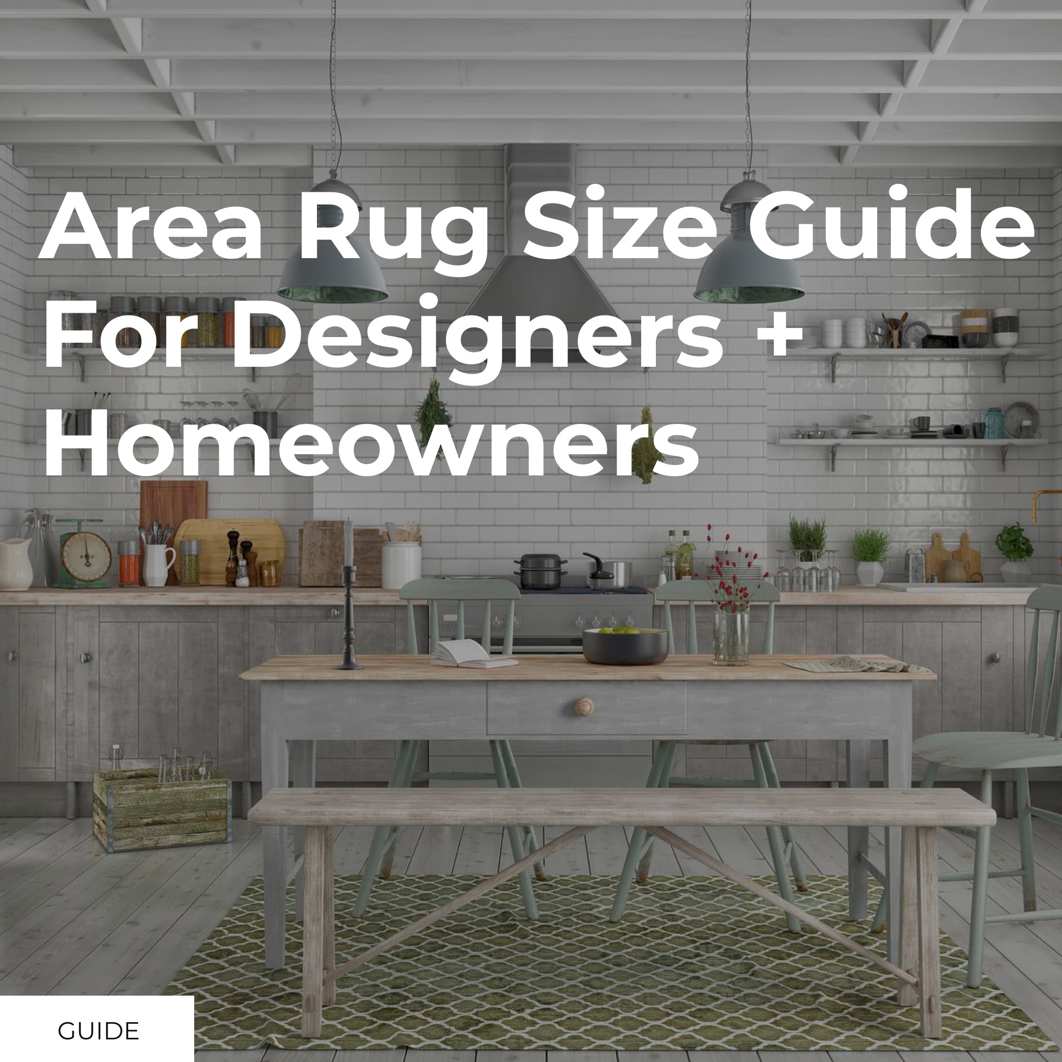 Area Rug Size guide | indema