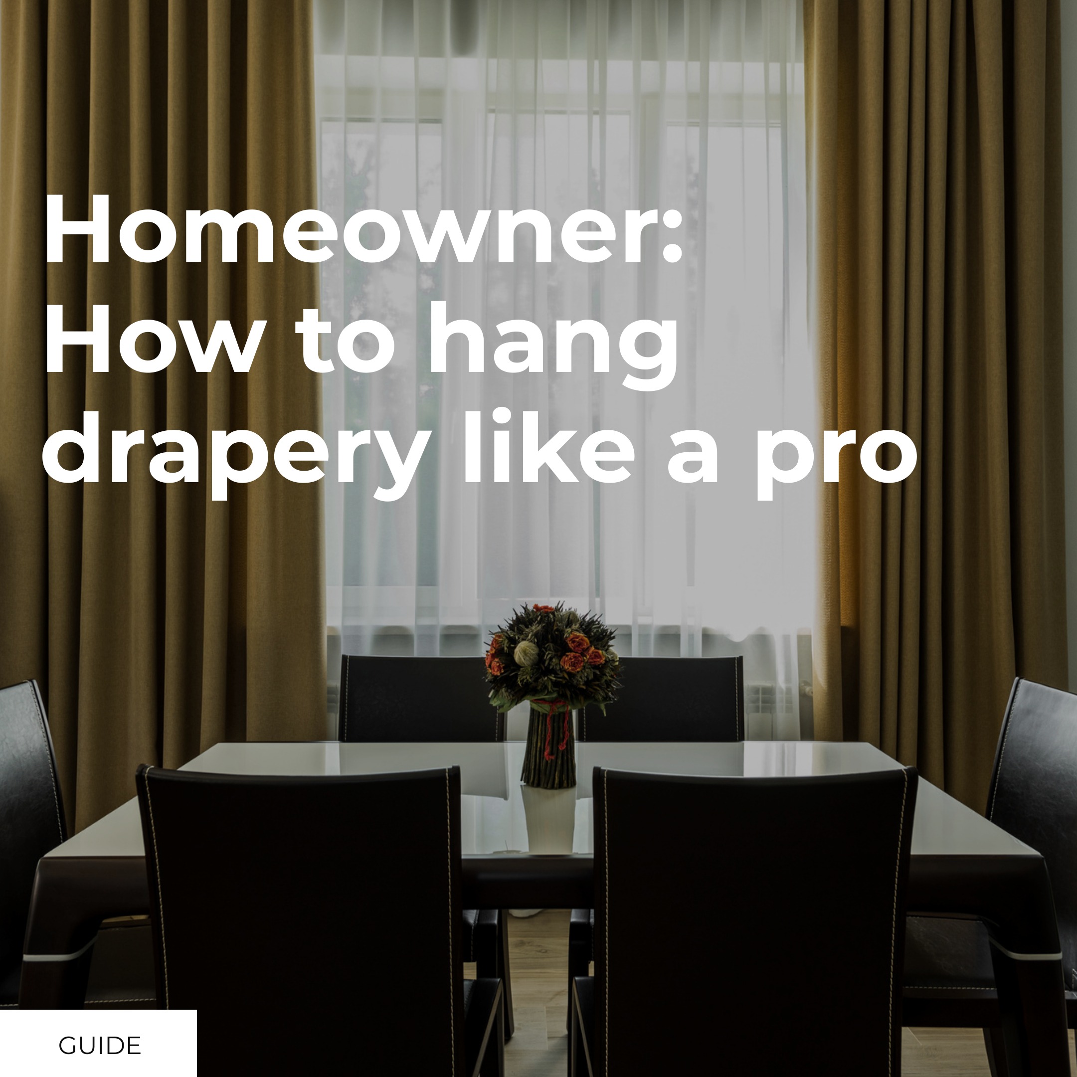 indema: how to hang drapery