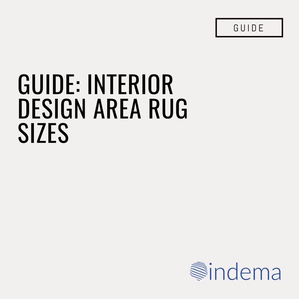 guide: interior design area rug sizes